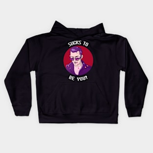 Sucks To Be You Funny Vampire Halloween Design Kids Hoodie